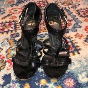 Givenchy Black Wedges!